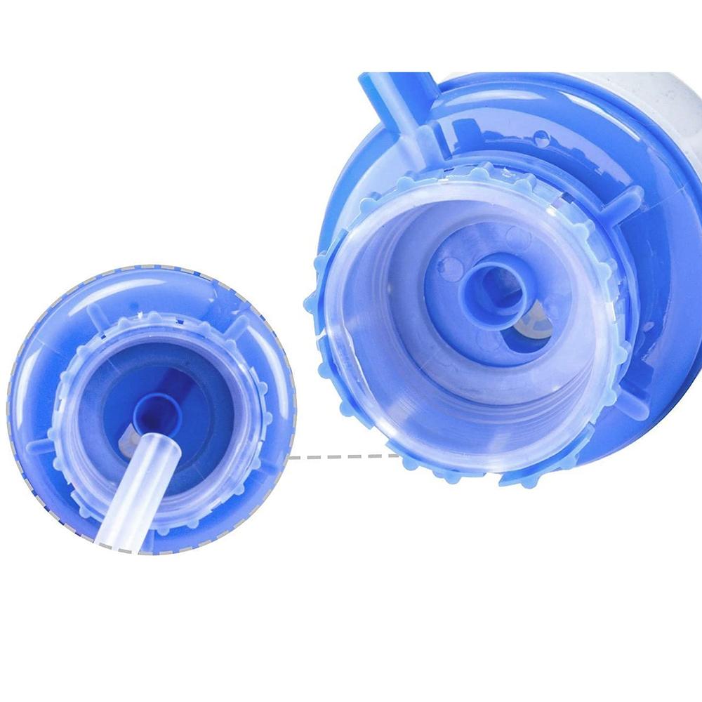 Water Bottles Pump Manual Hand Pressure Drinking Fountain Pressure Pump with Extra Short Tube and Cap Fits Most 5 Gallon Water