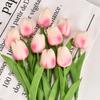 3/5/10/15/20pcs Tulips Artificial Flowers Real Touch Flower Bouquet Tulips Fake Flower for Wedding Home Decoration