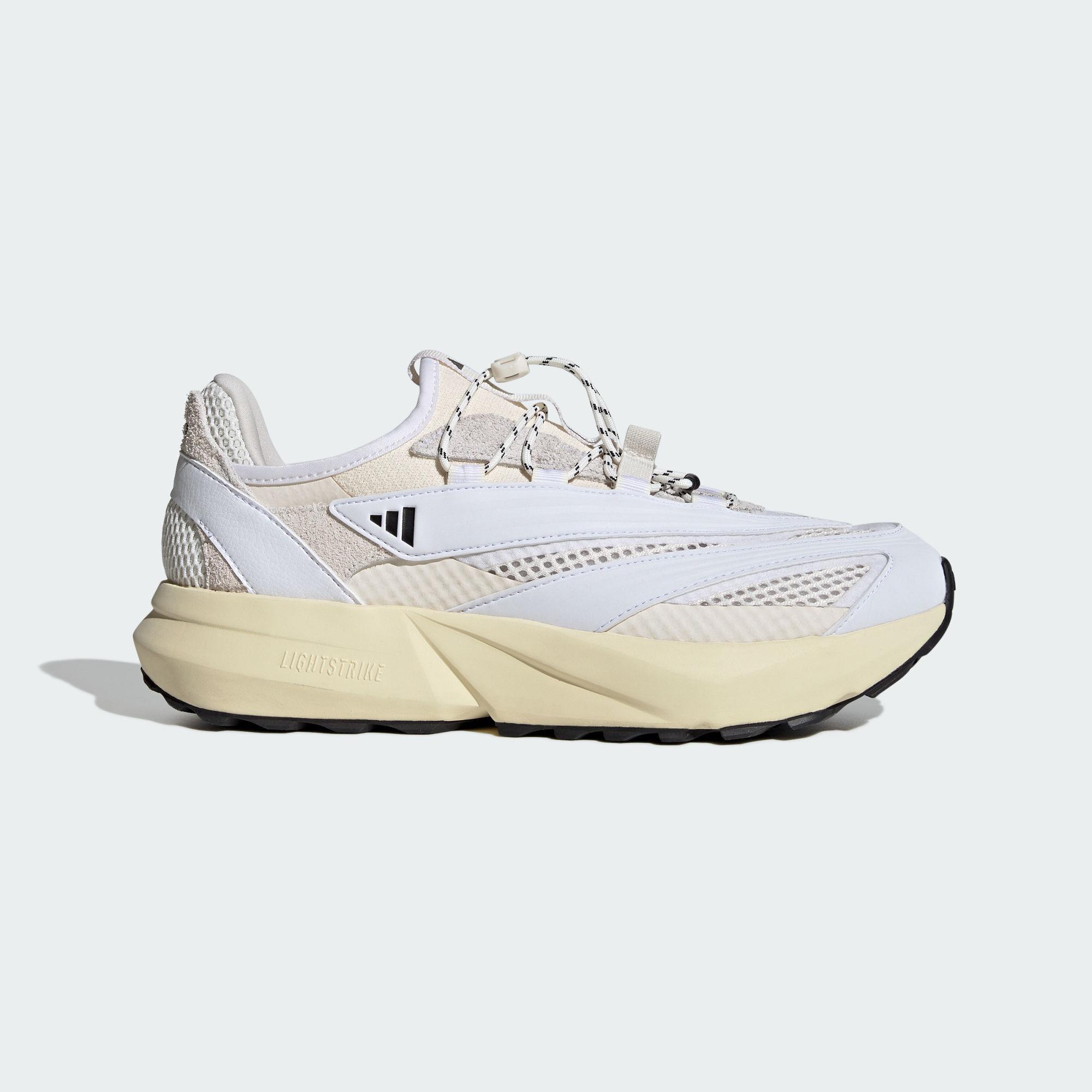 Adidas LIGHTBLAZE Breathable Running Shoes Men s Cloud White 39
