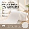 New Chinese Style Vertical Stripe Wall Fabric, PVC Material, Premium Grade