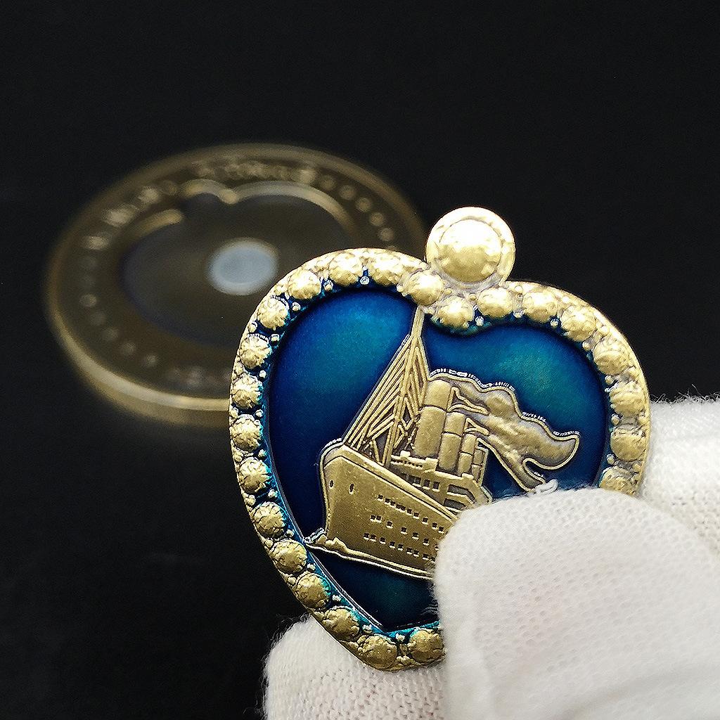 

Пам ятна медаль «Титанік», розбірна, океан, любовний жетон для пари, пам ятна, мода, механічна монета, різдвяний подарунок, наповнювач для панчохи