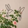 2PCS Black Hummingbird Silhouette Ornament Wall Mounted Bird Hanging Ornaments  for Living Room