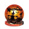 Knife fork spoon Halloween Disposable Tableware Pumpkin Napkins Cartoon Paper Plates  Halloween