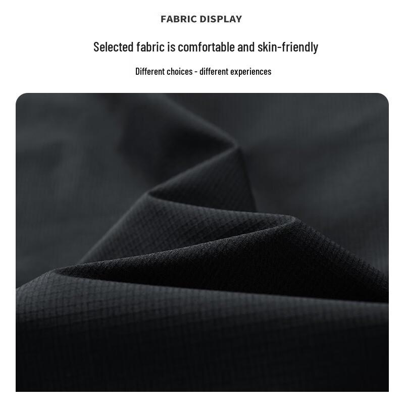 VUUG Cool-Touch Halbreißverschluss T-Shirt & Arbeitskleidung Shorts Set für Herren