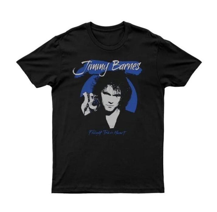 Vtg Jimmy Barnes Music Star Heavy Cotton Black All Size Unisex Shirt KN156 XXXXL