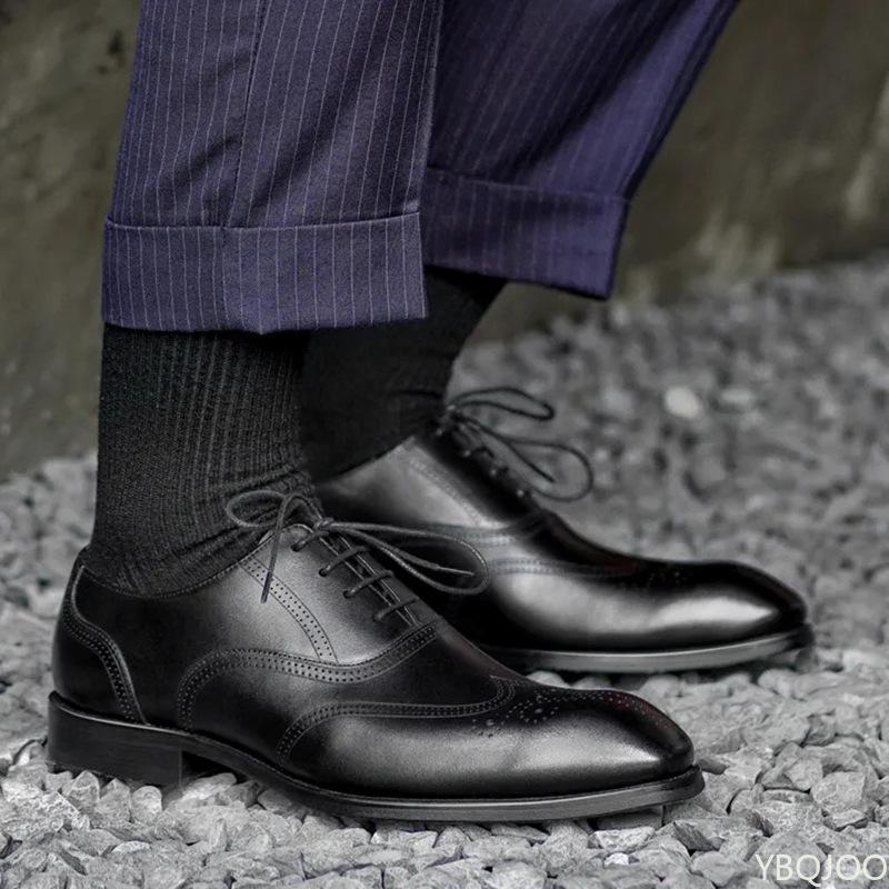 Fashion Men's Imitation Wood Grain Square Toe Leather Shoes with Versatile Design Low Cut Casual Business Leather Shoes Zapatos Hombre