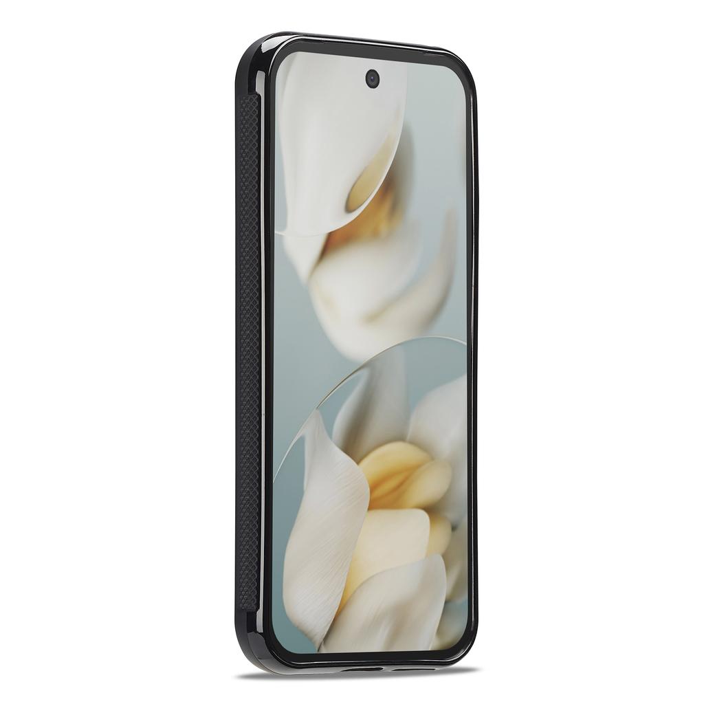 LC.IMEEKE L5 For Google Pixel 9a Magnetic Phone Case Leather Back Cover with Detachable Card Holder