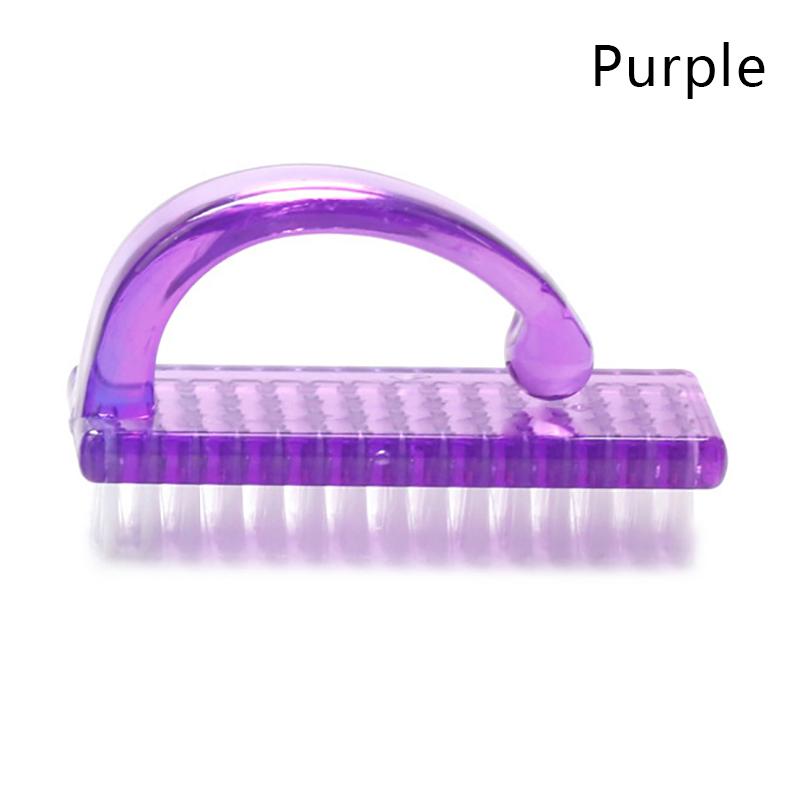 

Пензлик для нігтів Нейл-арт Педикюр М який Видалити Пил Пластиковий Круглий Очищення Скрабування Пилка Інструменти Манікюр Догляд за Пальцями Помічник Салон фіолетовий