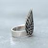 Boho Vintage Angel Wings Ring For Women Men Creative Opening Finger Ring Female Wedding Band Jewelry High Quality Drop Shipping