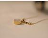 Live Broadcast Smiley Face Pendant Necklace, Fade-Resistant White Shell Titanium Steel, Luxury Light Clavicle Chain.