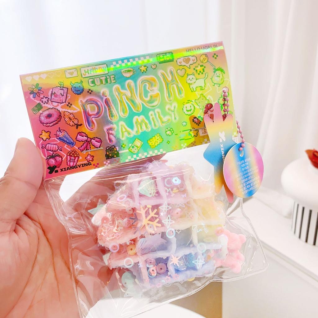 Squishy Food Creative Kids Fidget Toy Simulation exquisite Waffle  Bread Toast Donuts Slow Rising Squeeze Stress Relief Toys