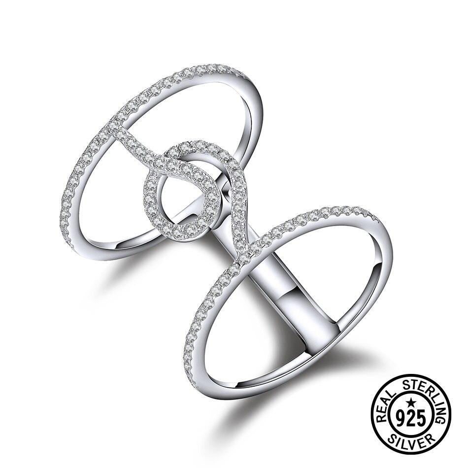 

Кольца из стерлингового серебра 925 пробы, популярные кольца с прозрачным цирконом в оправе Mircro Pave для женщин и девочек, подарки для вечеринок, ювелирные изделия