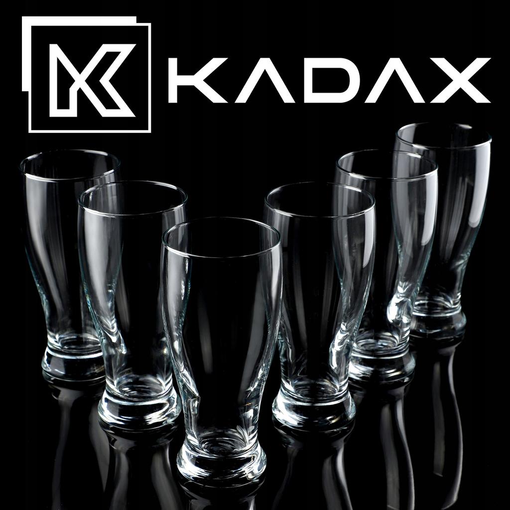 KADAX Kufle Do Piwa Szklanki 565ml Zestaw 6szt