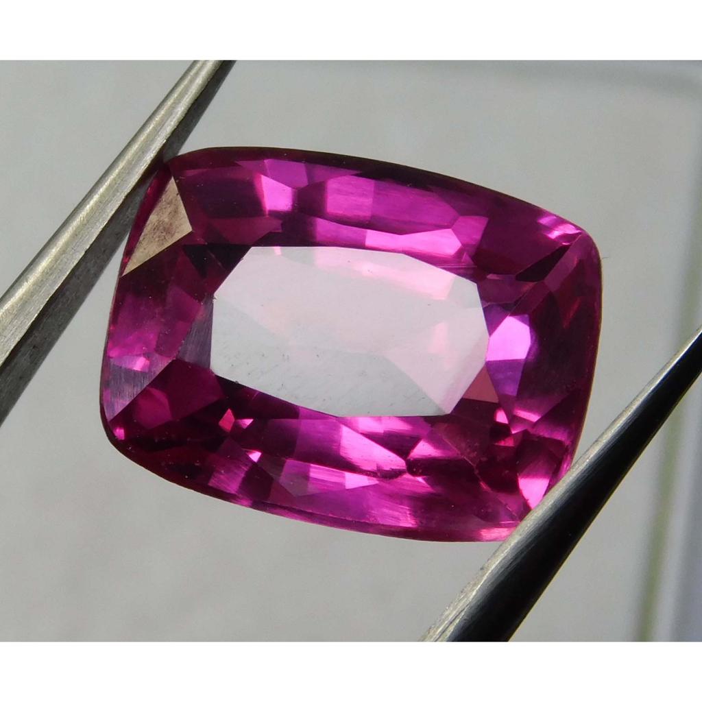 Natural Pink Ruby 9.56 Carat A++ Quality Cushion Cut Loose Gemstone CERTIFIED A-1273