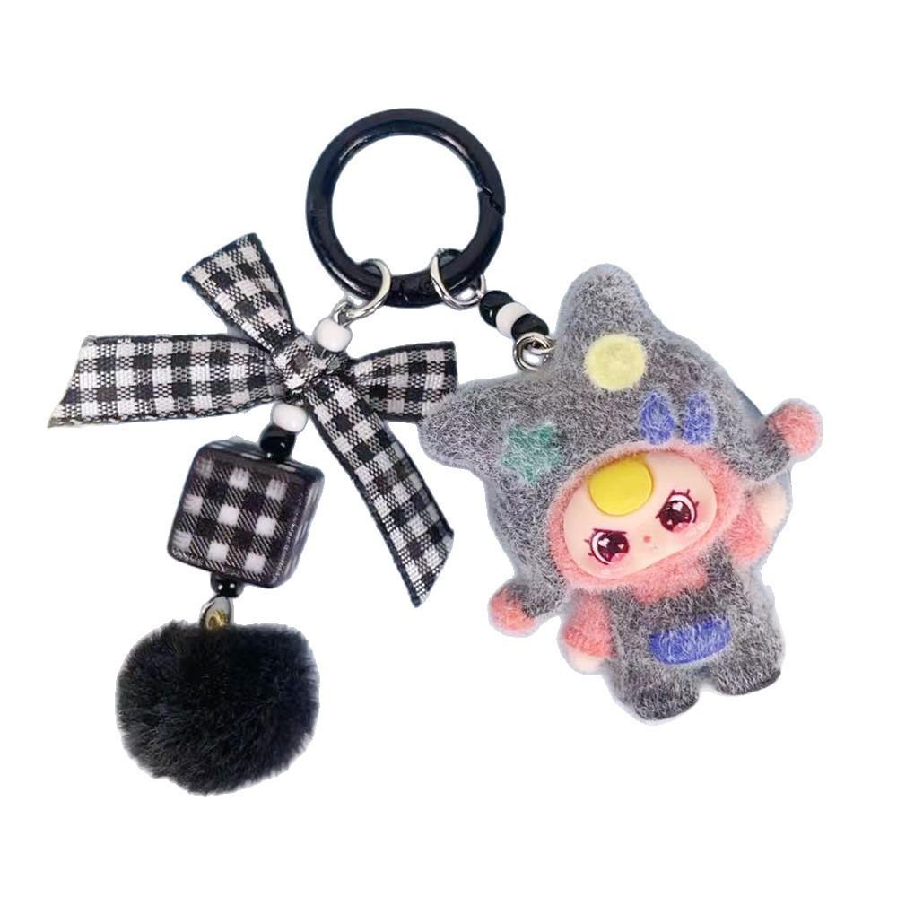 Dopamine Cold Hat Baby Cartoon Keychain With Plastic Material For Gift And Party Decor