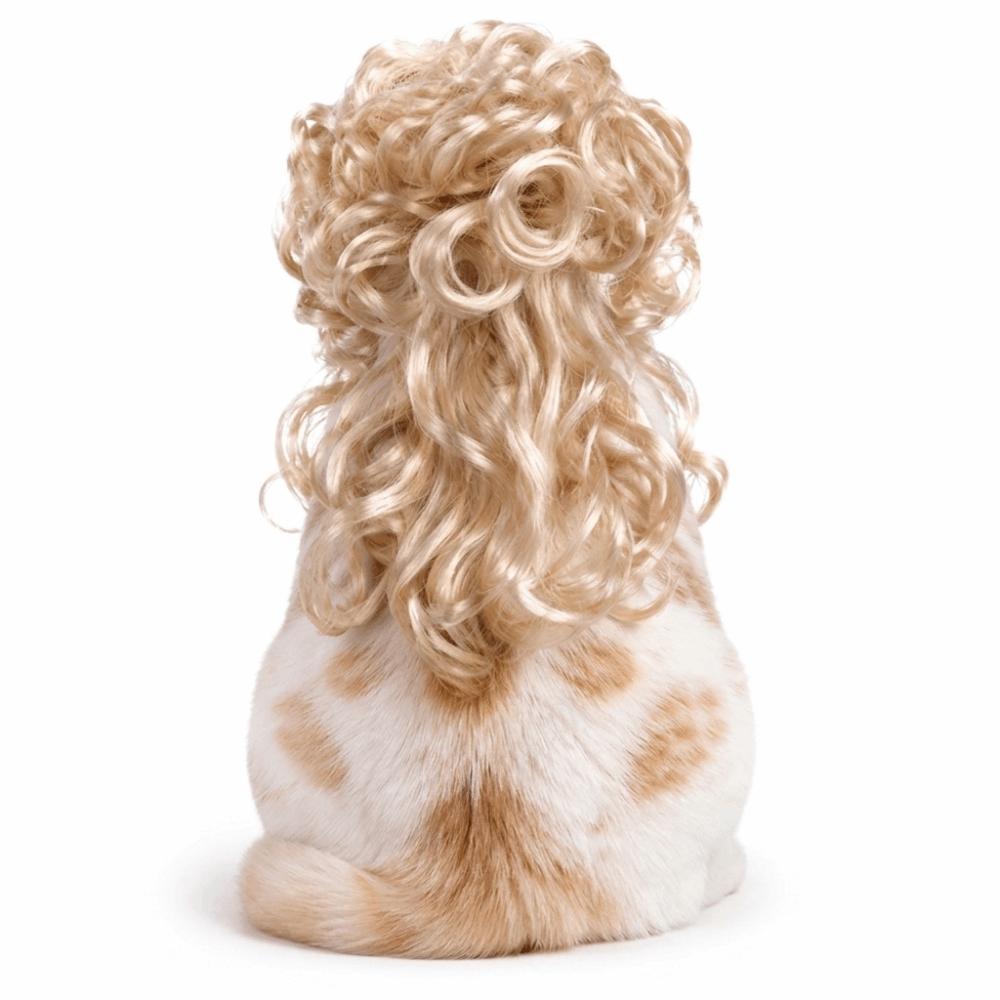 Eye-catching Pet Cosplay Wig Novelty Funny Pet Wig Spoof Wig Cat Headdress Parties