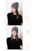 Women's 100% Pure Cashmere Cable Knit Hat - Thick, Warm, and Fashionable for Autumn and Winter