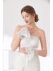 Lace Mesh Embroidered Double-Layer Sleeves with Cuffs 