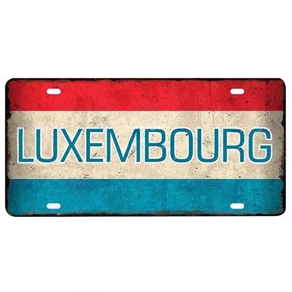 Metal Flag Sign Wall Decor 15x30 Cm Gift for Bar Cafe Office