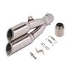 Fits Motorcycle Exhaust Muffler Ninja 250 400 Motorcycle Exhaust Muffler Escape Pipe 51mm (A)