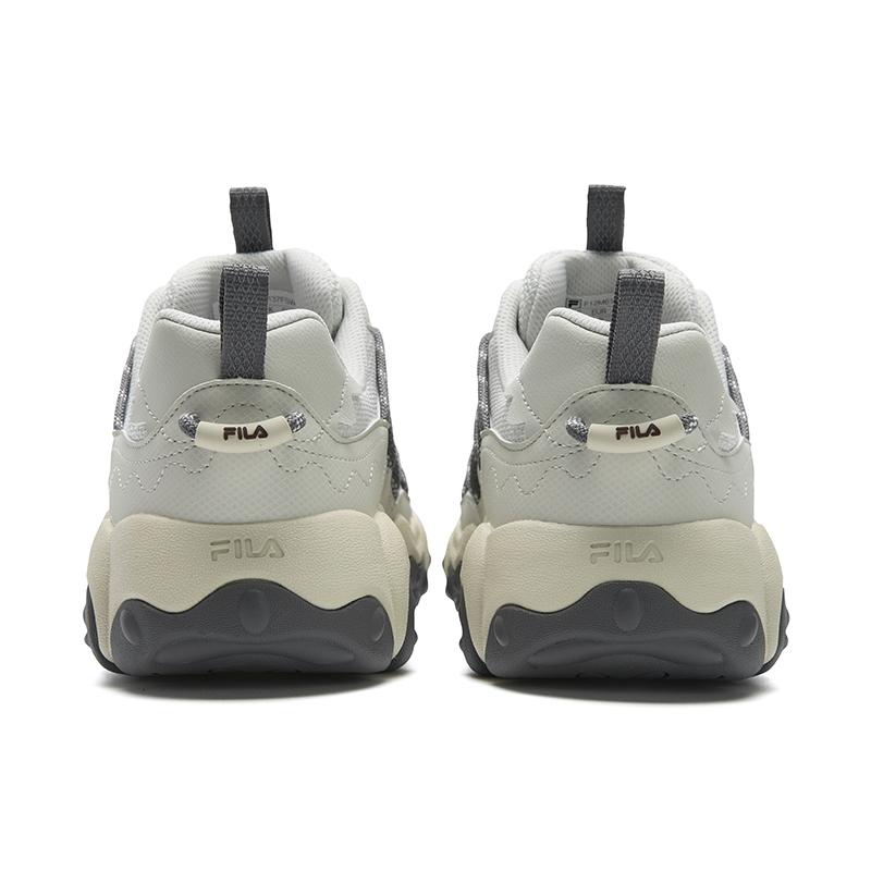 FILA FLUID 6 Cushioning Abrasion Resistant Coverage Lightweight Low top Chunky Sneakers Men's Gray F12M612137FSW