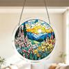 Puzzle Sun Catcher Stained Glass Window Hangings Acrylic Suncatchers Decors for Home Garden Ornament Housewarmings Gift