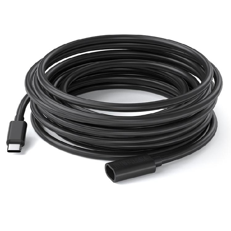 Type C Male to Female Charging Cable Power Extension Wire Ideal for Solar Powered Cameras and Camping Gear Connection