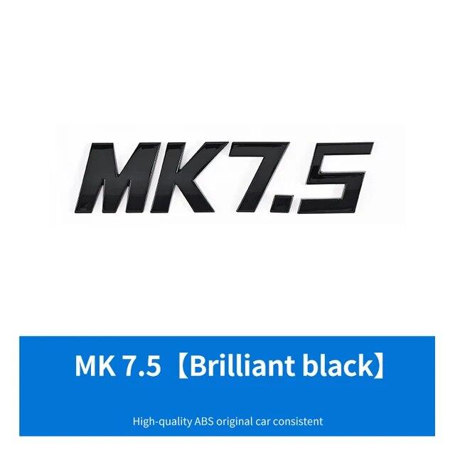 3D ABS Buchstaben MK5 MK6 MK7 MK7.5 Emblem Auto Abzeichen Aufkleber für VW volkswagen GOLF Auto Fender Trunk Hinten Aufkleber