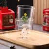 300ml Christmas Tree Glass Coffee Cup Juice Glass Milk Cup Suitable As Christmas Gift Dining Table Decoration Cup Navidad