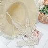 Women's Beach Hat Straw Summer Lace Sun Hat Fashion Breathable Hat Vacation Comfortable Fresh F L7U7