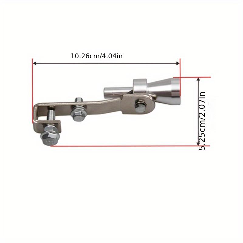 5 Color Universal Turbo Exhaust Whistle Modified Exhaust Sound Simulator Motorcycle Exhaust Pipe Sound Generator parts(S M L XL)