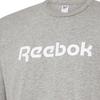 Reebok Linear Read Letter Logo Printed Round Neck Casual Short Sleeve T-Shirt Unisex T-Shirt Gray GR8482