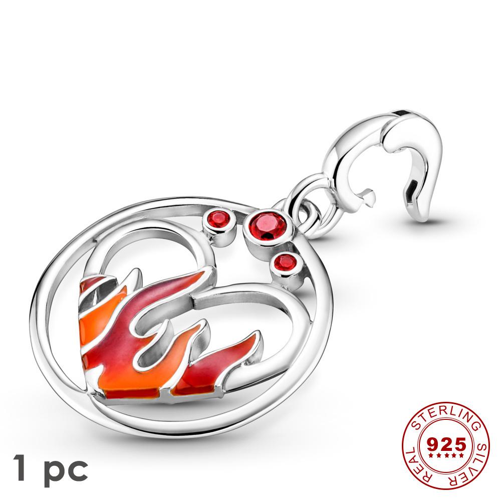 Novo Real S925 Prata Esterlina Me Charm Unicórnio Estrela Hoop Bead Fit Original Me Pulseiras Mulheres Coração Jóias Para Presente