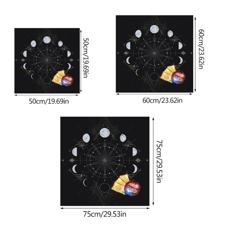 Tarot Cards Tablecloth Altars Cloth Oracles Divinations Board Game Accessories