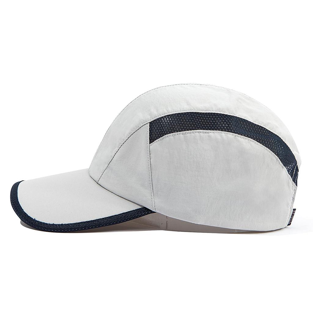 Clape Running Mesh Cap for Men and Summer Outdoor Work Solid Color Gray Cap, Women, Lightweight, Quick-Drying, Breathable, Hat, Tennis, Golf, Mesh,