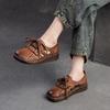 Genuine Leather Hollow Sandals Comfortable Casual Breathable Versatile Flat Women's Shoes