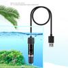 USB Mini Fish Tank Heating Rod Adjustable Temperature Heating Accessories Rod Household Household Heater Fish Thermostat Ta I4H8