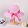 Summer Hats For Women Sun Hat Beach Ladies Fashion Ribbon Fisherman'S Hat Lady Casual Sun Hats For Women Straw Hat