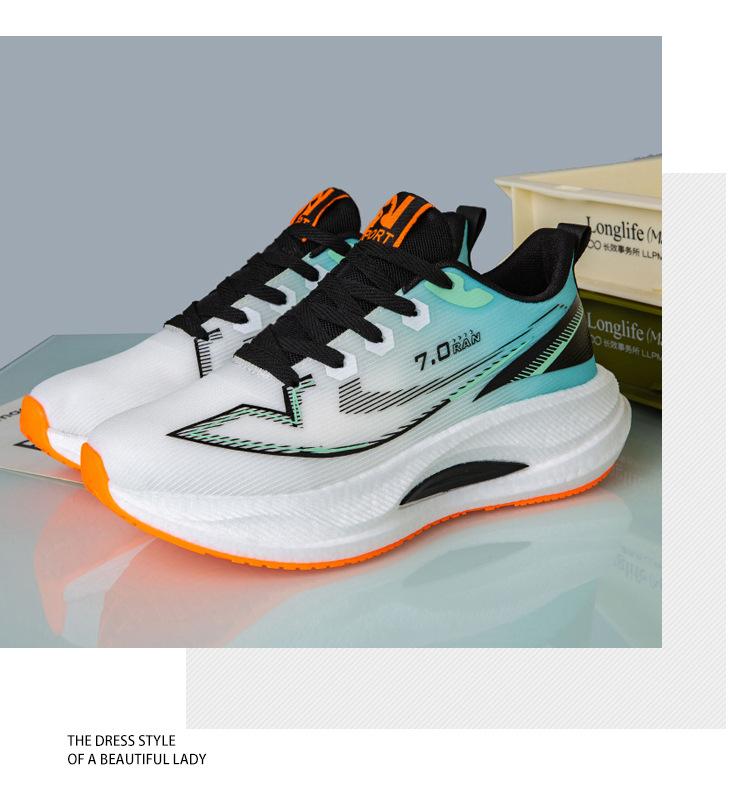 Men's and Women's Casual Shoes Student Dirt-resistant Sports Tide Shoes Ultra-light Running Shoes Men's Shoes Spring and Summer Breathable Mesh Shoes