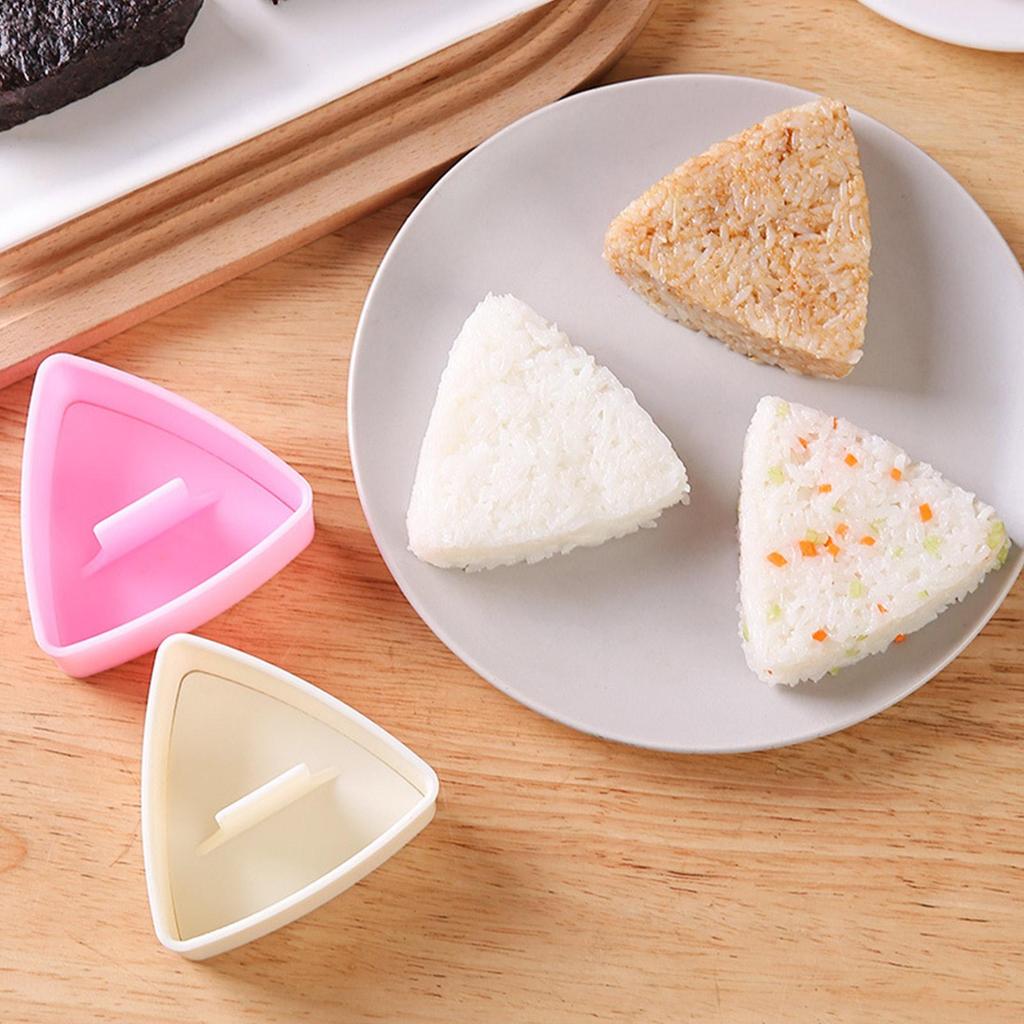 Triangle Sushi Mould Rice Mold Onigiri Rice Mold Rice Ball Maker Rice Shaper Non-Sticky Smooth For Restaurant Sushi Making