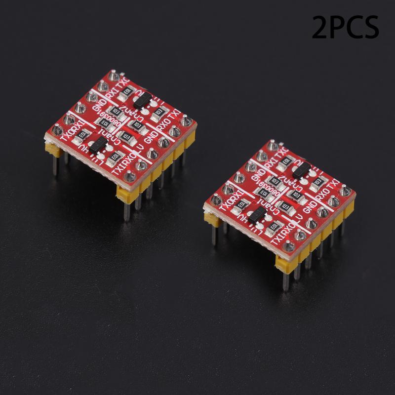 2-Channel Level Converter Module Bidirectional Logic Level Converter Voltage Shifter 3.3V To 5V,5V To 3.3V,3.3V Iic, Uart, Spi