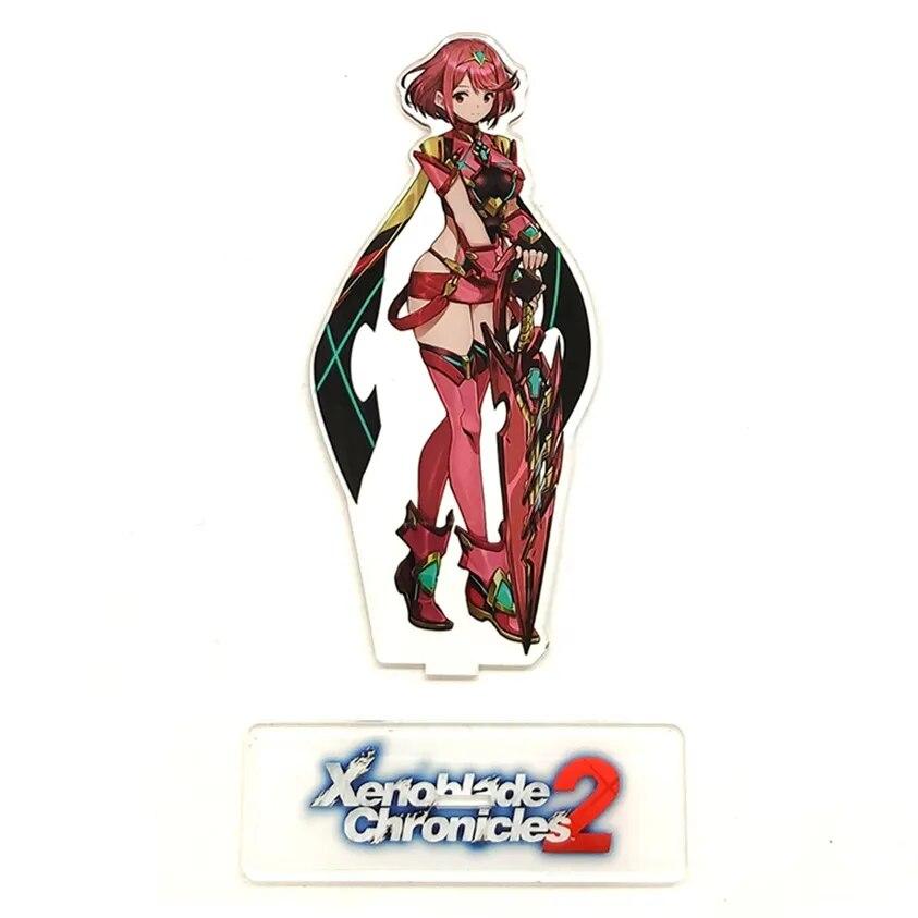 Xenoblade Chronicles 2 Mythra Hikari Pyra Homura игрушка-фигурка на акриловой подставке