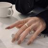 Inspired Fashionable Korean Zircon Ring Set With Multiple Color Options For Women Modern
