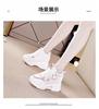 Dad Shoes Girl 2025 Spring and Summer New Versatile Street Shots Platform Shoes Comfortable Mesh Breathable Casual ins Sneakers