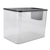 Small Fish Tank Plastic Clear Micro Landscape Desktop Aquarium for Goldfish Shrimp Betta Fish