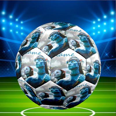 Personligt Navn Personlig Avatar Print Størrelse 5 Fodbold Træning & Kamp Fodbold, til Hold, Spark, Gave til Fodbold