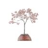 Rose Quartz Crystal Tree Orgonite Base 80 Gemstones