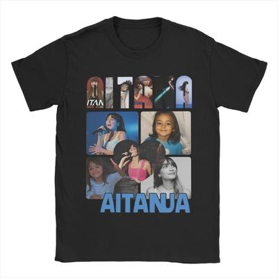 Men Singer Aitanas Ocana T-Shirts 100% Cotton Tops Summer Short-Sleeved T Shirt O Neck Trending Casual Tshirt Plus Size 5XL