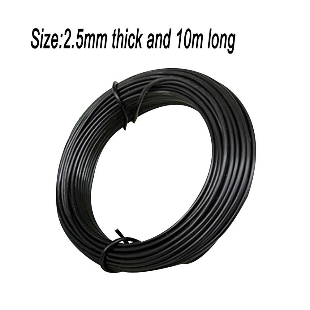 10 м Садовые проволочные стяжки для растений Многофункциональные пластиковые скручивающиеся стяжки Органайзер для кабелей