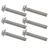 20Pcs M10x1.5 Screw Bolts A2?70 Stainless Steel Flanged Hex Head Bolt with Gasket DIN6921M10x60